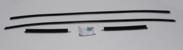 Picture of 1971-74 Challenger E-Body Outers Only Authentic Window Felts Whiskers Kit (4pcs)