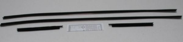 Picture of 1971-74 Barracuda Coupe Outers Only Authentic Window Felts Whiskers Kit (4pcs)