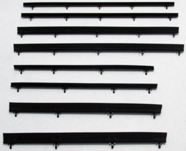 Picture of 1978-81 Fairmont 4 Door Station Wagon Authentic Window Felts Whiskers Kit (8pcs)