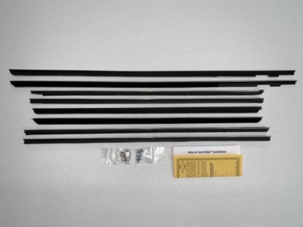 Picture of 1964 Mercury Marauder 2 Door Hardtop Authentic Window Felts Whiskers Kit (8pcs)