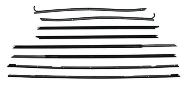 Picture of 1965-66 Buick Lesabre 2 Door Hardtop Authentic Style Window Felts Whiskers Kit (8pcs)
