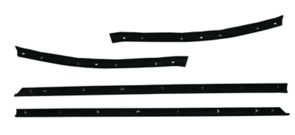 Picture of 1968 Buick Skylark Convertible Outers Only Replacement Style Window Felts Whiskers Kit ( 4 pcs )