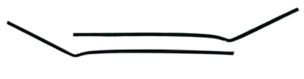 Picture of 1955-57 2 Door Hardtop Quarter Inner Window Felts Whiskers Kit (2pcs)