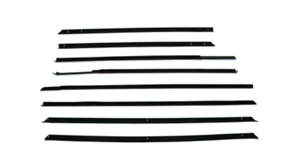 Picture of 1961 Cadillac 4 Door Sedan Authentic Window Felts Whiskers Kit (8 pcs)