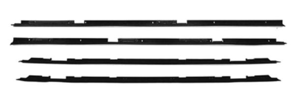 Picture of 1978-87 El Camino & 1978-83 Malibu 2 Door Sedan Authentic Window Felts Whiskers Kit (4pcs)