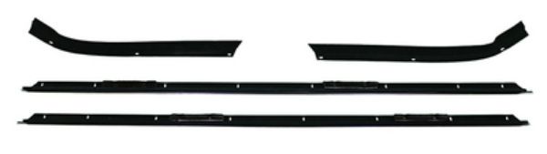 Picture of 1971-73 Impala 2 Door Sports Coupe Outers Only Replacement Style Window Felts Whiskers Kit (4pcs)