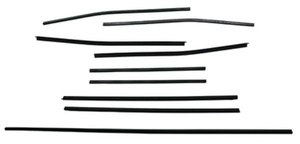 Picture of 1969 Ford Country Sedan Wagon W/Tailgate Outer Window Felts Whiskers Kit