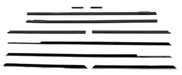 Picture of 1963-64 Cadillac Convertible Authentic Window Felts Whiskers Kit (10pcs)