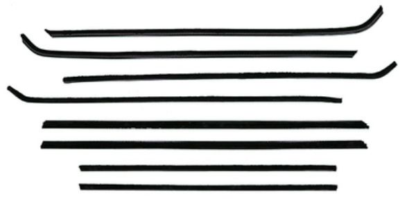 Picture of 1964-65 Belvedere II 4 Door Sedan Authentic Window Felts Whiskers Kit (8pcs)