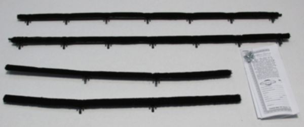 Picture of 1968-72 Nova 2 Door Sedan Outers Only Authentic Window Felts Whiskers Kit (4pcs)