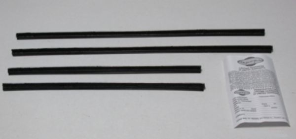 Picture of 1962 Valiant 2 Door Sedan Outers Only Authentic Window Felts Whiskers Kit (4pcs)