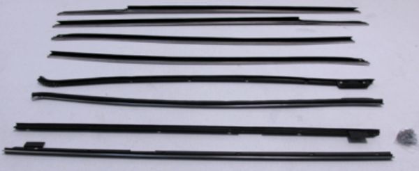 Picture of 1968 Catalina 2 Door Hardtop Authentic Window Felts Whiskers Kit (8pcs)