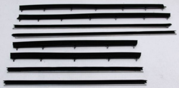 Picture of 1983-86 LTD II 4 Door Sedan Authentic Window Felts Whiskers Kit (8pcs)