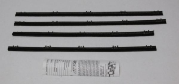 Picture of 1963-66 Dart 4 Door Sedan Outers Only Authentic Window Felts Whiskers Kit (4pcs)