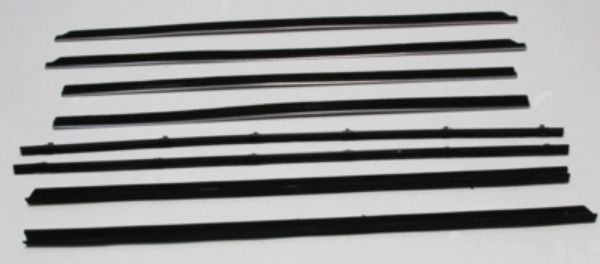 Picture of 1964-65 Mopar B-Body Coupe Authentic Window Felts Whiskers Kit (8pcs)