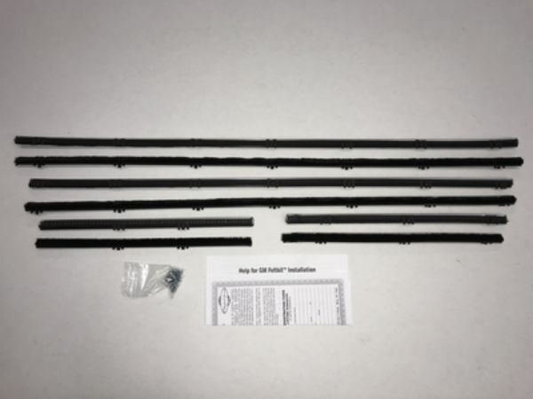 Picture of 1965-69 Corvair Convertible with Stainless Bead Authentic Window Felts Whiskers Kit (8pcs)