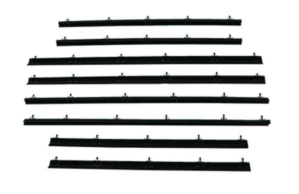 Picture of 1978-81 Fairmont 4 Door Sedan (without Vent, with Mirror) Authentic Window Felts Whiskers Kit (8pcs)