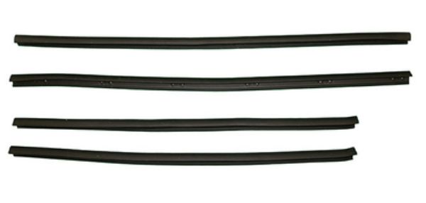 Picture of 1966-70 Falcon 4 Door Sedan & Station Wagon Outers Only Authentic Window Felts Whiskers Kit (4pcs)