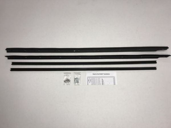 Picture of 1975-78 LTD 2 Door Pillared Hardtop Authentic Window Felts Whiskers Kit (4pcs)