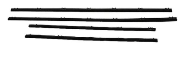 Picture of 1963-66 Valiant 2 Door Sedan Outers Only Authentic Window Felts Whiskers Kit (4pcs)