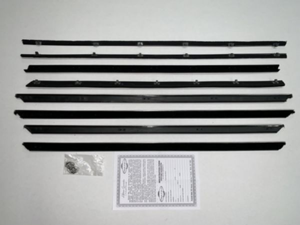 Picture of 1965 Coronet 500 2 Door Hardtop Authentic Window Felts Whiskers Kit (8pcs)