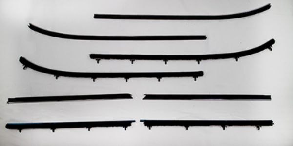 Picture of 1970-72 Skylark 4 Door Sedan Authentic Window Felts Whiskers Kit (8pcs)