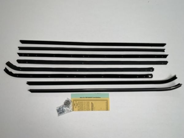 Picture of 1969-70 Cadillac 4 Door Hardtop Authentic Window Felts Whiskers Kit (8pcs)