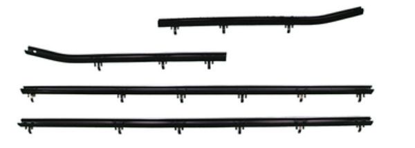 Picture of 1967 Camaro & Firebird Convertible Authentic Window Felts Whiskers Kit Inners Only (4pcs)