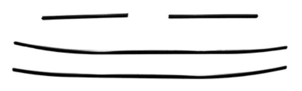 Picture of 1971-74 Baracuda Coupe Inners Only Authentic Window Felts Whiskers Kit (4pcs)