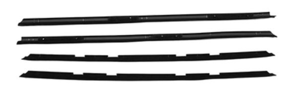 Picture of 1978-80 Cutlass 2 Door Notchback For Use With Buick Special Moldings Authentic Style Window Felts Whiskers Kit (4pcs)