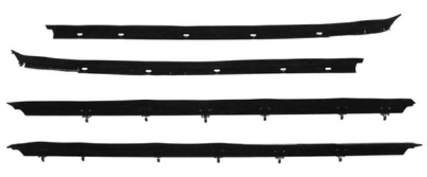 Picture of 1970-71 Gran Torino 4 Door Hardtop Window Felts Whiskers Kit Outers Only (4pcs)