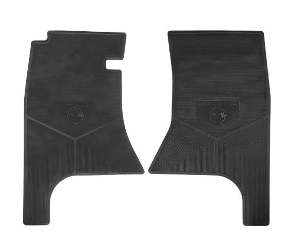 Picture of 1953-1962 Corvette C1 Next Generation Custom Vintage Rubber Floor Mats Package