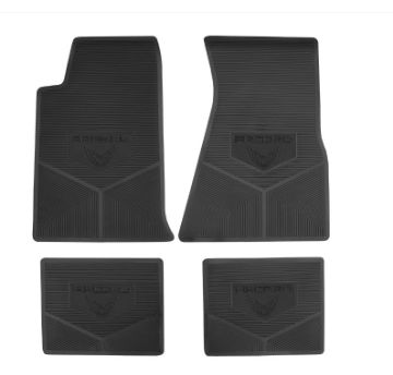 Show details for 1993-1997 Pontiac Firebird Next Generation Custom Vintage Rubber Floor Mats Package Picture of 1993-1997 Pontiac Firebird Next Generation Custom Vintage Rubber Floor Mats Package