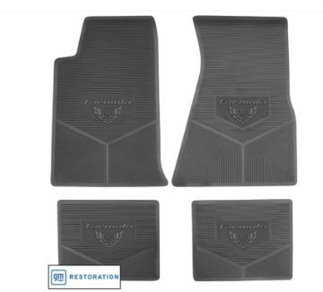 Show details for 1998-2002 Pontiac Firebird Next Generation Custom Vintage Rubber Floor Mats Package Picture of 1998-2002 Pontiac Firebird Next Generation Custom Vintage Rubber Floor Mats Package