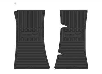 Show details for 1968-1982 Corvette C3 Next Generation Custom Vintage Rubber Floor Mats Package Picture of 1968-1982 Corvette C3 Next Generation Custom Vintage Rubber Floor Mats Package