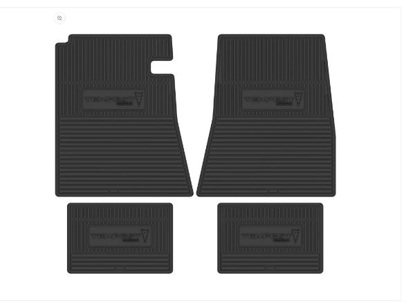 Picture of 1965 Pontiac Tempest Custom Next Generation Custom Vintage Rubber Floor Mats Package