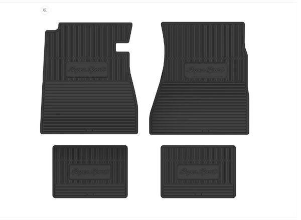 Picture of 1965-1970 Chevrolet Impala Next Generation Custom Vintage Rubber Floor Mats Package