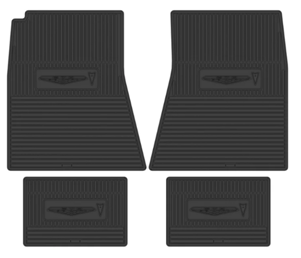Picture of 1968 Pontiac GTO 6.5 Litre Next Generation Custom Vintage Rubber Floor Mats Package
