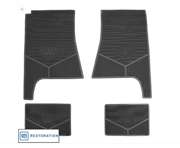 Picture of 1968-1972 Chevrolet SS Chevelle Malibu Next Generation Custom Vintage Rubber Floor Mats Package
