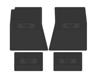 Show details for 1970-1972 Chevrolet Chevelle Next Generation Custom Vintage Rubber Floor Mats Package Picture of 1970-1972 Chevrolet Chevelle Next Generation Custom Vintage Rubber Floor Mats Package