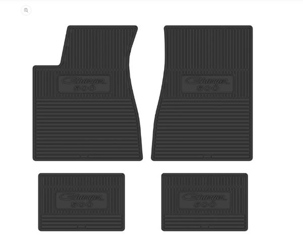 Picture of 1971 Dodge Charger 500 Next Generation Custom Vintage Rubber Floor Mats Package