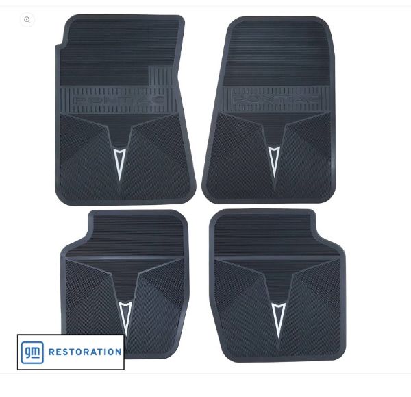 Picture of 1966-1967 Original A-Body Pontiac Mats Next Generation Custom Vintage Rubber Floor Mats Package