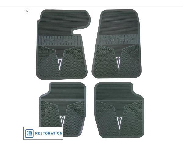 Picture of 1968-1970 Original B-Body Pontiac Mats Next Generation Custom Vintage Rubber Floor Mats Package