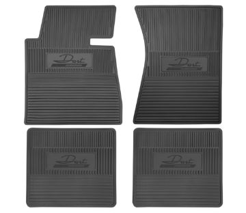 Show details for 1963 Dodge Dart 11970 A-Body Next Generation Custom Vintage Rubber Floor Mats Package Picture of 1963 Dodge Dart 11970 A-Body Next Generation Custom Vintage Rubber Floor Mats Package