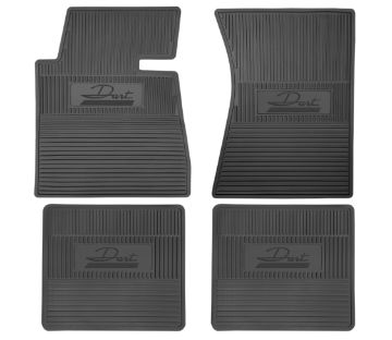 Show details for 1963 Dodge Dart 21970 A-Body Next Generation Custom Vintage Rubber Floor Mats Package Picture of 1963 Dodge Dart 21970 A-Body Next Generation Custom Vintage Rubber Floor Mats Package