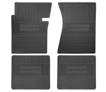 Show details for 1965 Plymouth Valiant 100 A-Body Next Generation Custom Vintage Rubber Floor Mats Package Picture of 1965 Plymouth Valiant 100 A-Body Next Generation Custom Vintage Rubber Floor Mats Package