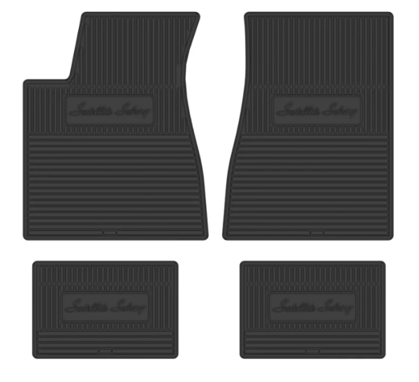 Picture of 1971-1974 Plymouth Satellite Sebring Next Generation Custom Vintage Rubber Floor Mats Package