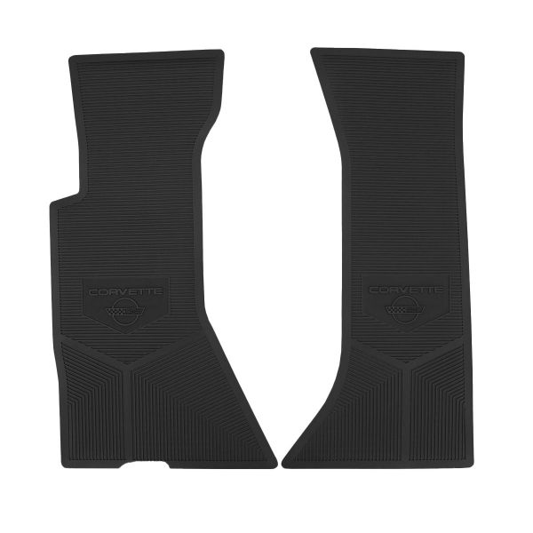 Picture of 1984-1996 Corvette C4 Next Generation Custom Vintage Rubber Floor Mats Package