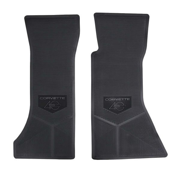 Picture of 1984-1996 Corvette C4 Next Generation Custom Vintage Rubber Floor Mats Package
