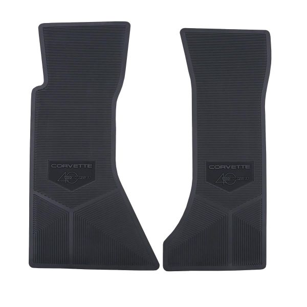 Picture of 1984-1996 Corvette C4 Next Generation Custom Vintage Rubber Floor Mats Package